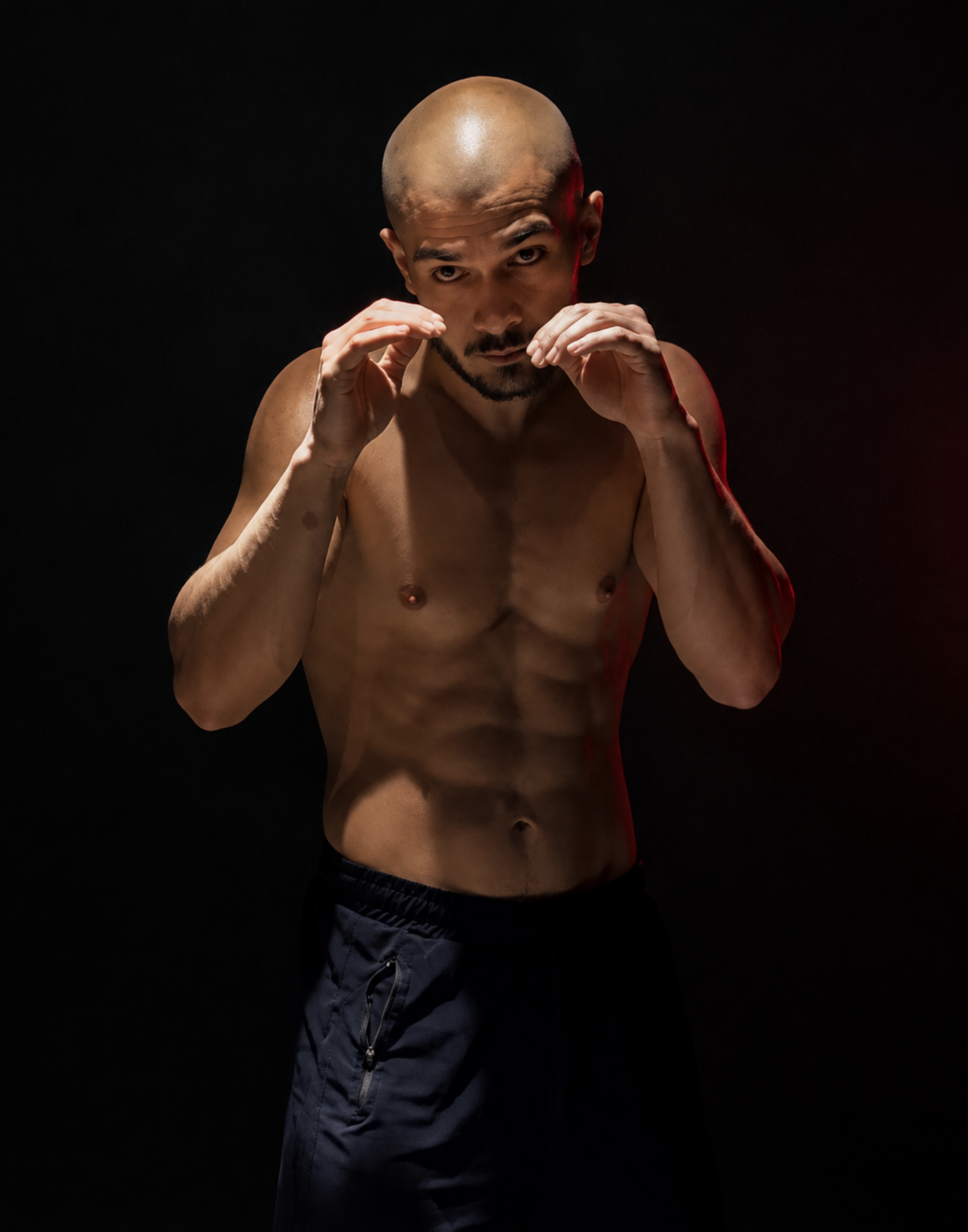 Mustafa Altin in a focused boxing stance